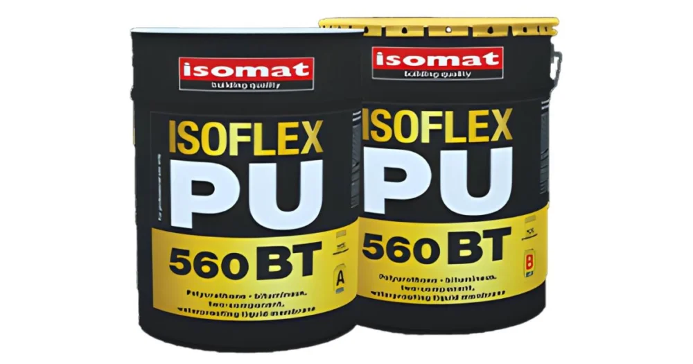 ISOMAT ISOFLEX-PU 560BT Hydroizolace podzemních konstrukcí, 40 l Vysoce Kvalitní