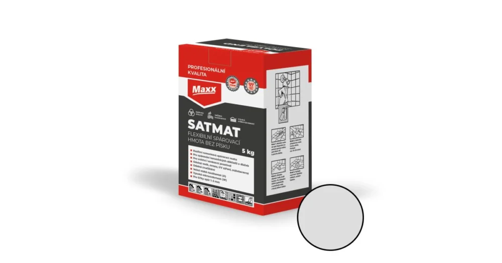 Finální Výprodej MAXX SATMAT spárovací malta manhattan, 5 kg