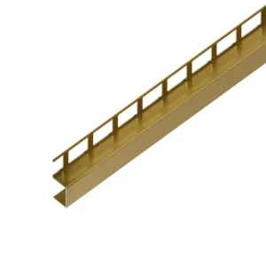 Značkový EX1/KP5 EXCELLENT propojovací lišta, nerez RAL1036 perleťová zlatá lesklá, 11 mm, 1,5 m
