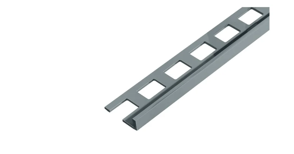 Cenová Bomba SP6 ukončovací lišta L, AAR, PVC tmavě šedá, 10 mm, 2,5 m