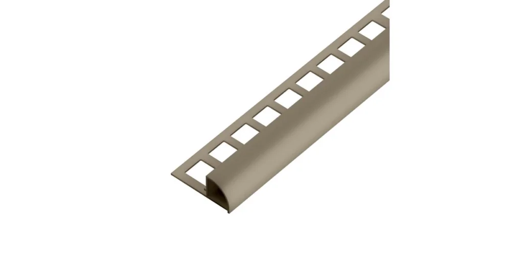 SP15/1 ukončovací lišta C, s vymezovačem, PVC šedobéžová, 10 mm, 2,5 m Vrácení Zdarma