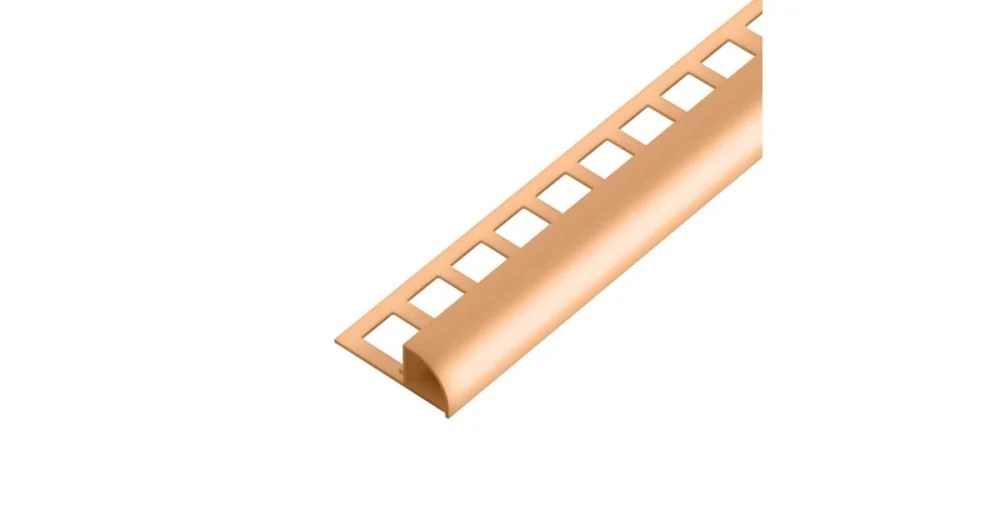 SP15/1 ukončovací lišta C, s vymezovačem, PVC karamel, 6 mm, 2,5 m Vysoce Kvalitní