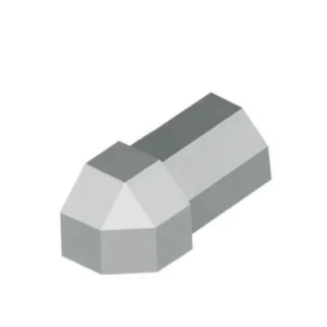 Akce SP14/1 vnější růžek k ukončovací liště C, hliník lakovaný, RAL 0006500 betonově šedá, 10 mm,2 ks