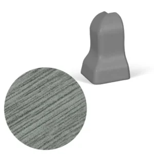 Značkový AP35 vnější růžek k liště TYP 08, PVC Dub grand šedý, 1 ks
