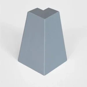 Značkový AP34 vnější růžek k liště TYP 13, PVC Cement light grey, 1 ks
