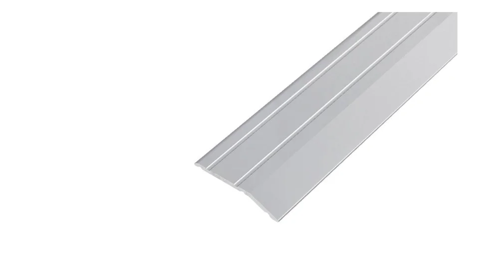 Must-Have AP43 nájezdová lišta samolepící, hliník elox stříbro, 3,5 mm, 2,7 m