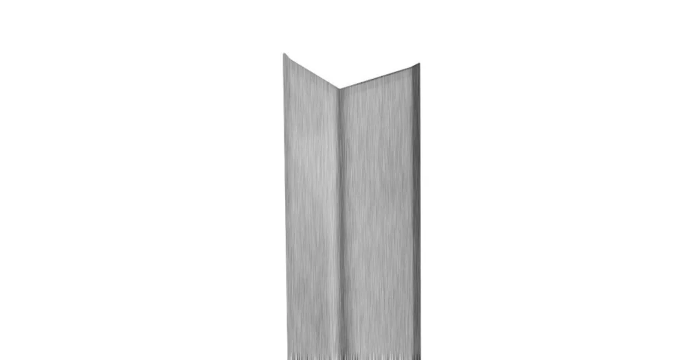 Nová Kolekce W2 lišta k ochraně rohu s příhybem, nerez V2A kartáč, 20x20 mm, 1,5 m