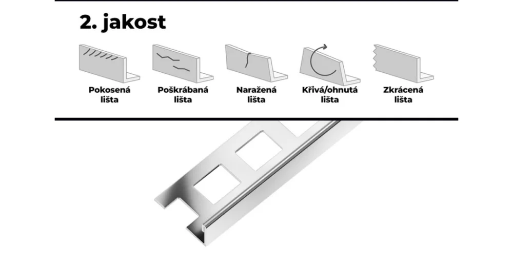 SP1 ukončovací lišta L, nerez V2A lesk, 12,5 mm, 2,5 m Objednat Nyní