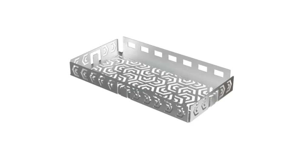 Speciální Cena KP3/3polička do koupelny DM2, pod obklad, nerez kartáč, 250x125 mm