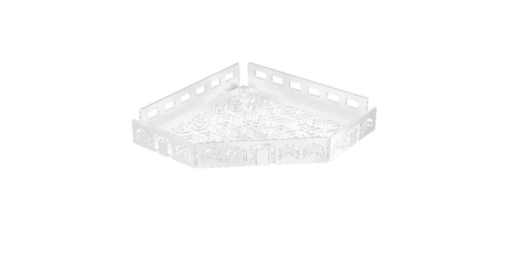 KP3/3polička do koupelny DM1, pod obklad, nerez kartáč RAL9003, 200x100x145 mm Objednat Nyní