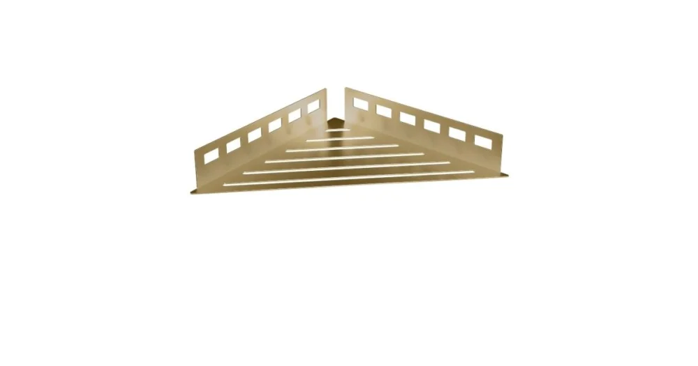 Top Prodej EX1/KP3/3 polička do koupelny TM2, pod obklad, nerez kartáč RAL1036, 280x200x200 mm