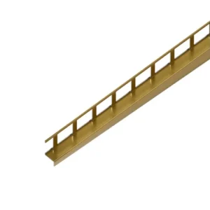 Akce EX1/KP4/1 EXCELLENT spádová lišta, orientace levá, nerez RAL1036 perleťová zlatá lesklá, 11 mm, 1,2 m