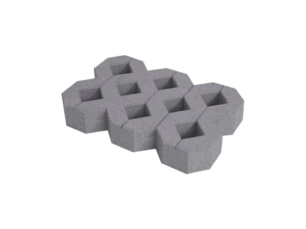 Nakupujte Hned Betonová zatravňovací dlažba DITON 60 x 40 x 10 cm přírodní 1 ks