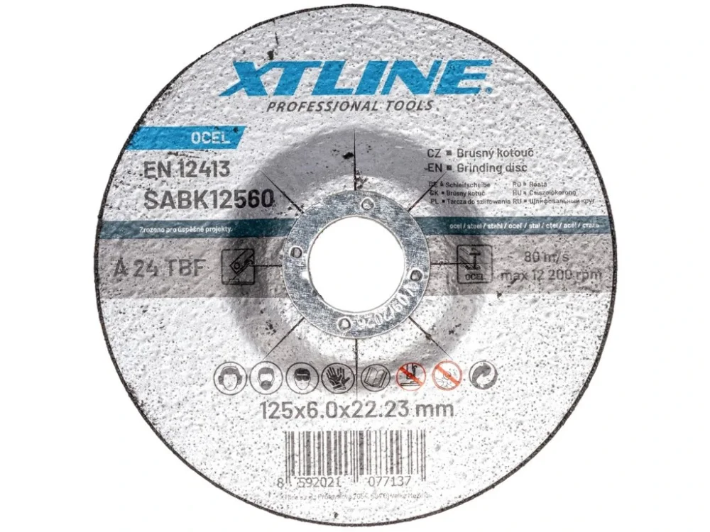 Brusný kotouč na ocel 125 x 22,2 mm Cenová Bomba