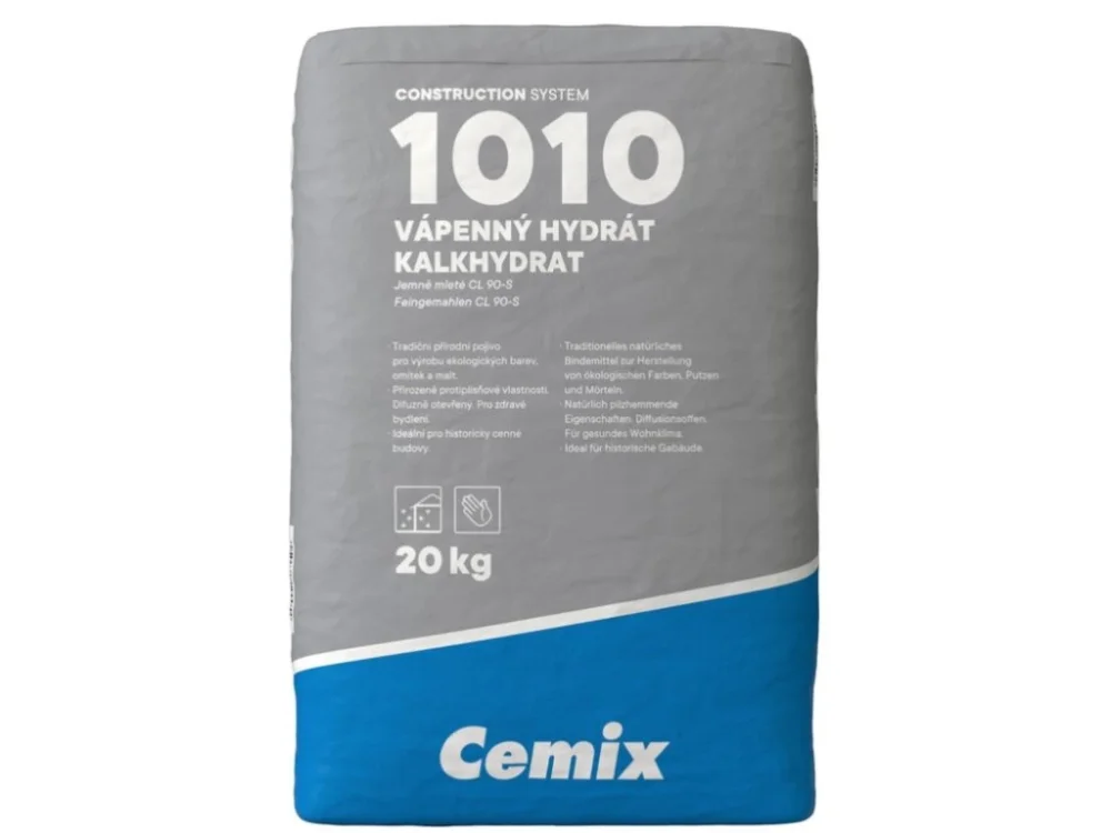 Cemix Vápenný hydrát CL90 hašené vápno 20 kg Jen Po Omezenou Doba