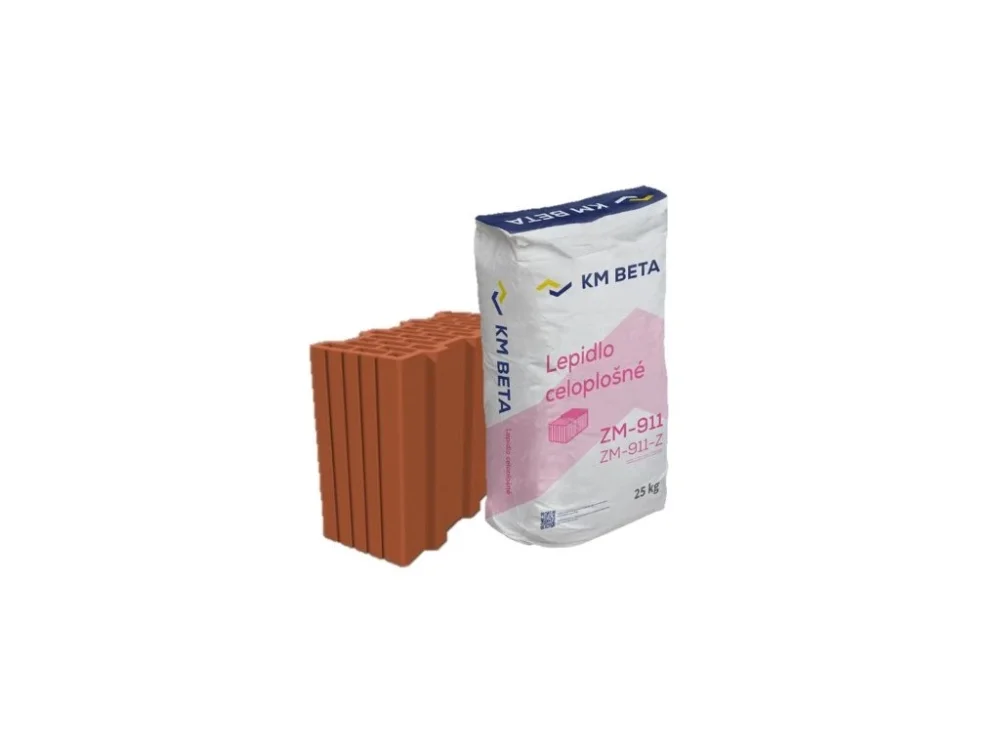 Finální Výprodej Cihla pálená broušená Profiblok 1/2 300 Brus 125 × 300 × 249 mm KM BETA s lepidlem celoplošně