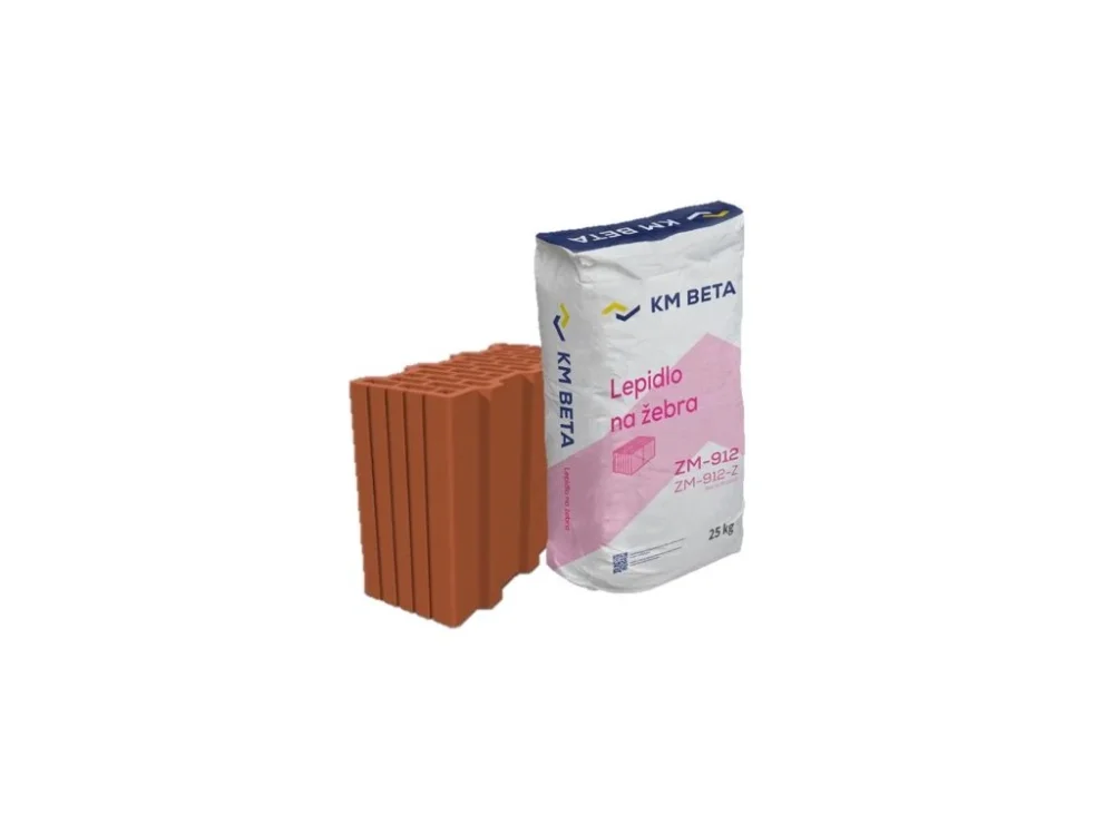 Cihla pálená broušená Profiblok 1/2 300 Brus 125 × 300 × 249 mm KM BETA s lepidlem na žebra Akční Cena