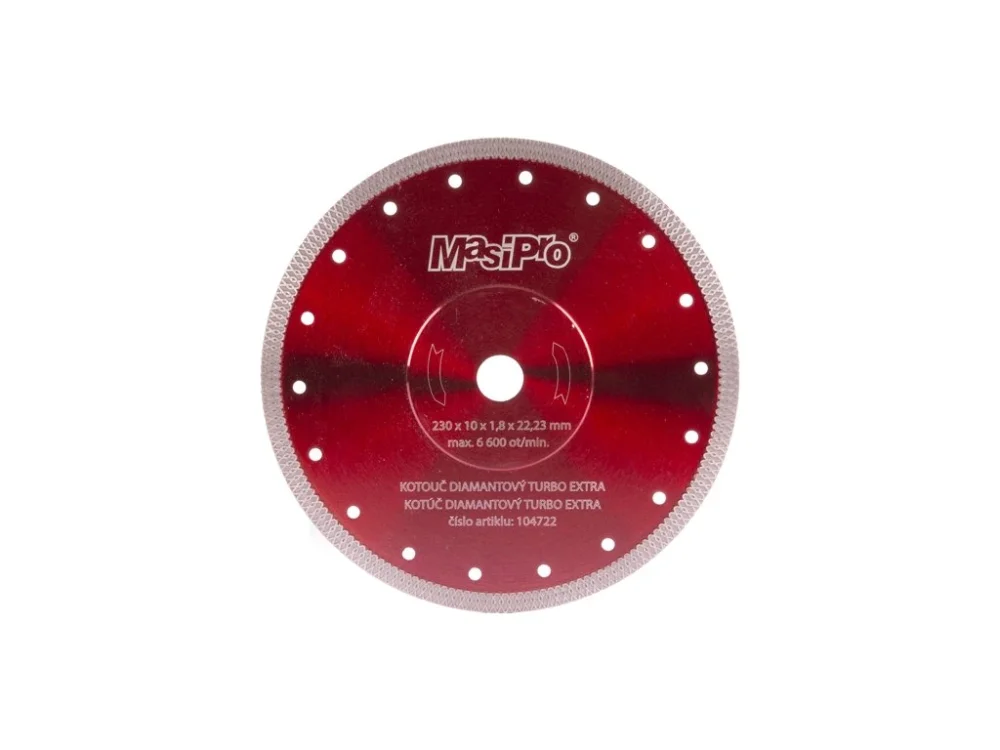 Diamantový řezný kotouč TURBO EXTRA 230 x 10 x 1,8 x 22,23 mm Vysoce Kvalitní