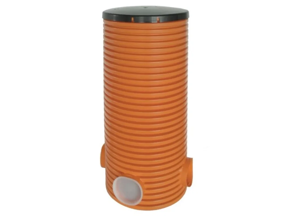 Drenážní revizní šachta BASIC-CONTROL DN315/100 plastová bez lapače písku 800 mm Akční Cena