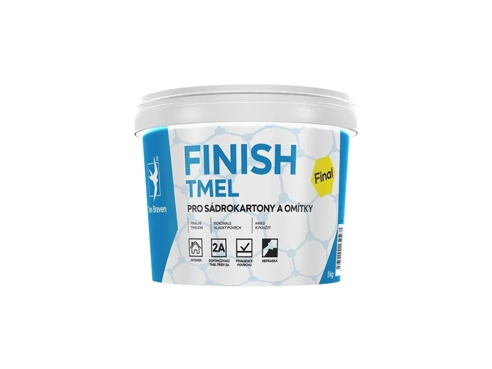 Originální Finish tmel na sádrokarton 14 kg Den Braven