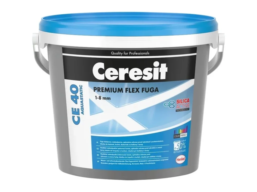 Flexibilní spárovací hmota CE 40 Aquastatic antracite 5 kg Ceresit Nízká Cena