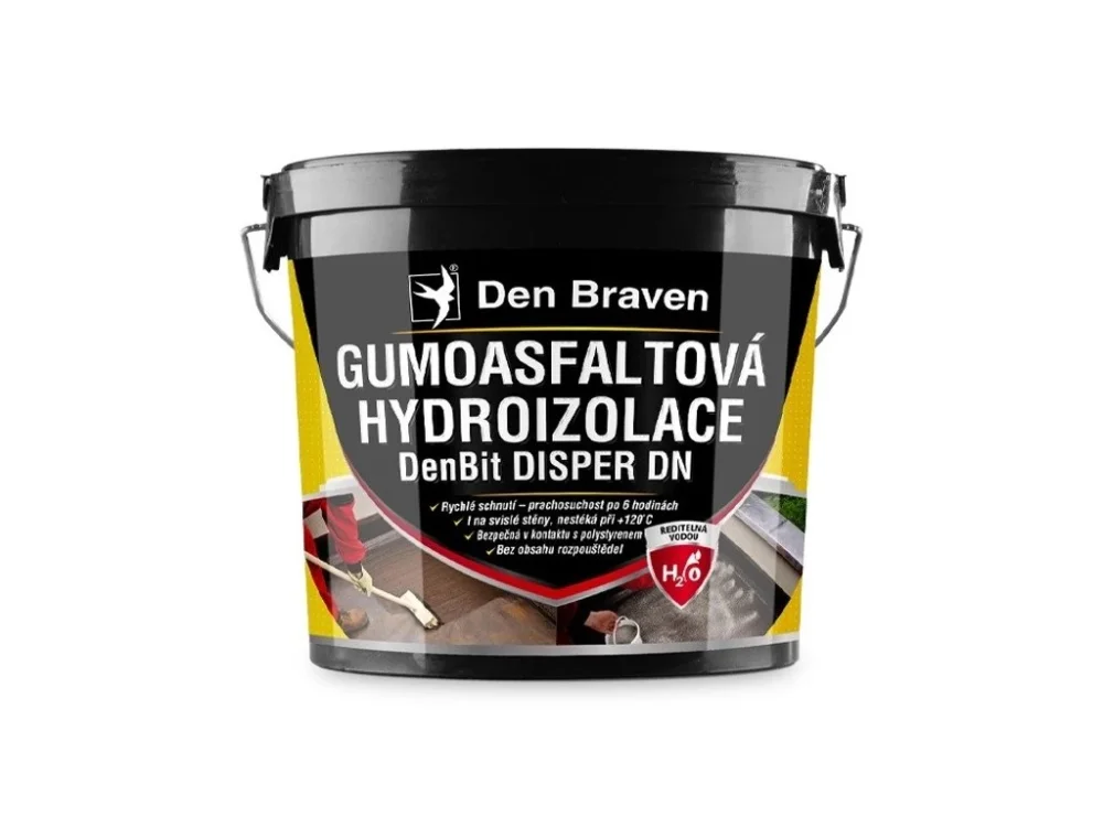 Jen Po Omezenou Doba Gumoasfaltová hydroizolace 10 kg DEN BRAVEN