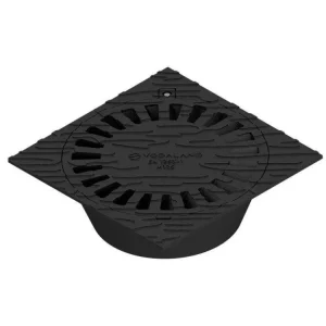 Zlevněný Kanalizační vpusť VODALAND M125 DN110 přímá litinová 300 x 300 mm černá