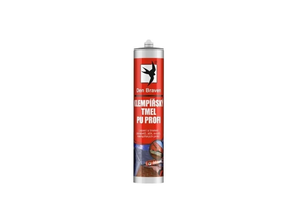 Tovární Cena Klempířský tmel PU PROFI 300 ml ŠEDÝ Den Braven