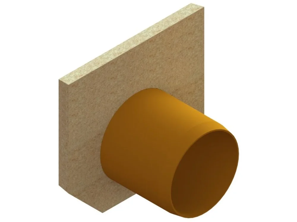 Must-Have Koncovka pro betonový žlab VODALAND BASE 140 x 150 mm s odtokem DN75