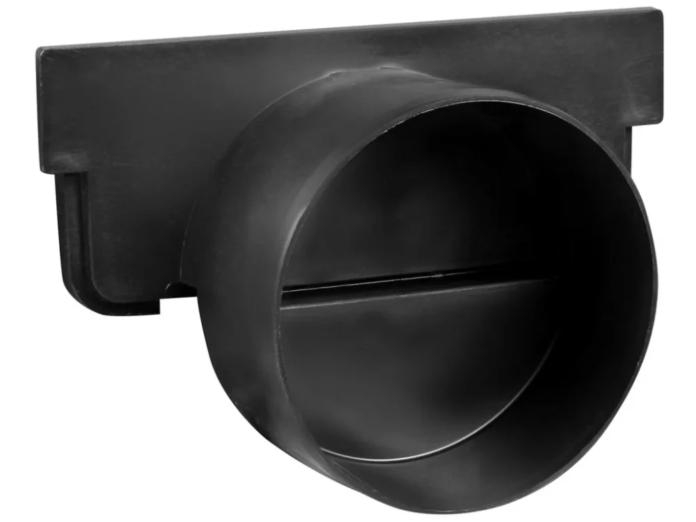 Koncovka pro plastový žlab BIELBET 130 x 55 mm s odtokem DN75 Víkendová Akce