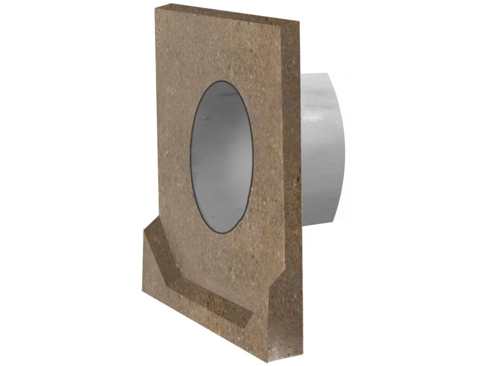 Vrácení Zdarma Koncovka pro polymerbetonový žlab BIELBET 250 x 160 mm s odtokem DN110