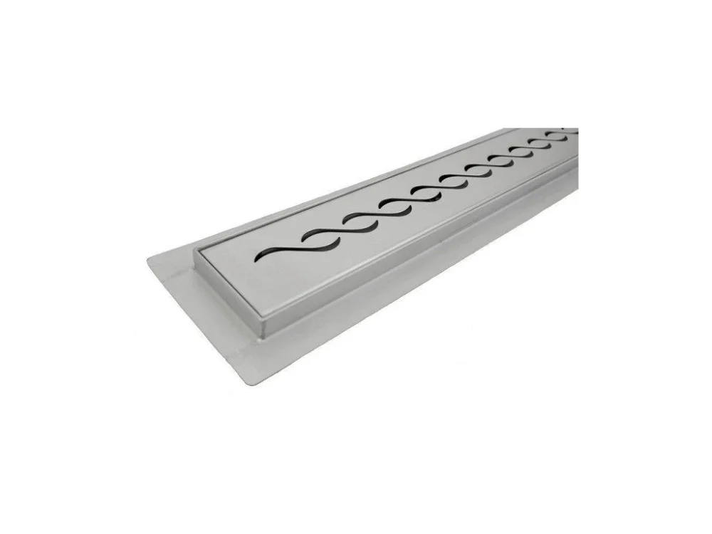 Koupelnový sprchový žlab nerezový s roštem Braid 500 mm Cenová Bomba