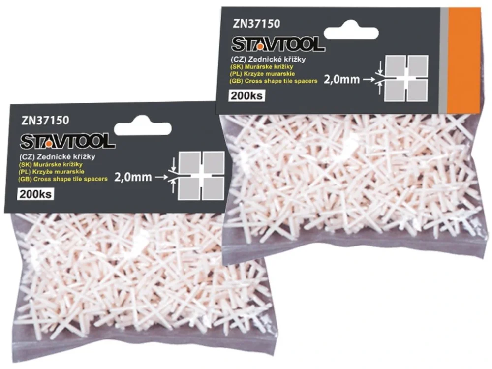 Křížky plastové 1,5 mm Objednat Nyní