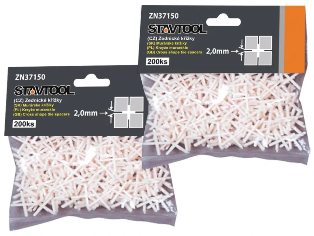 Cenový Hit Křížky plastové 2,5 mm