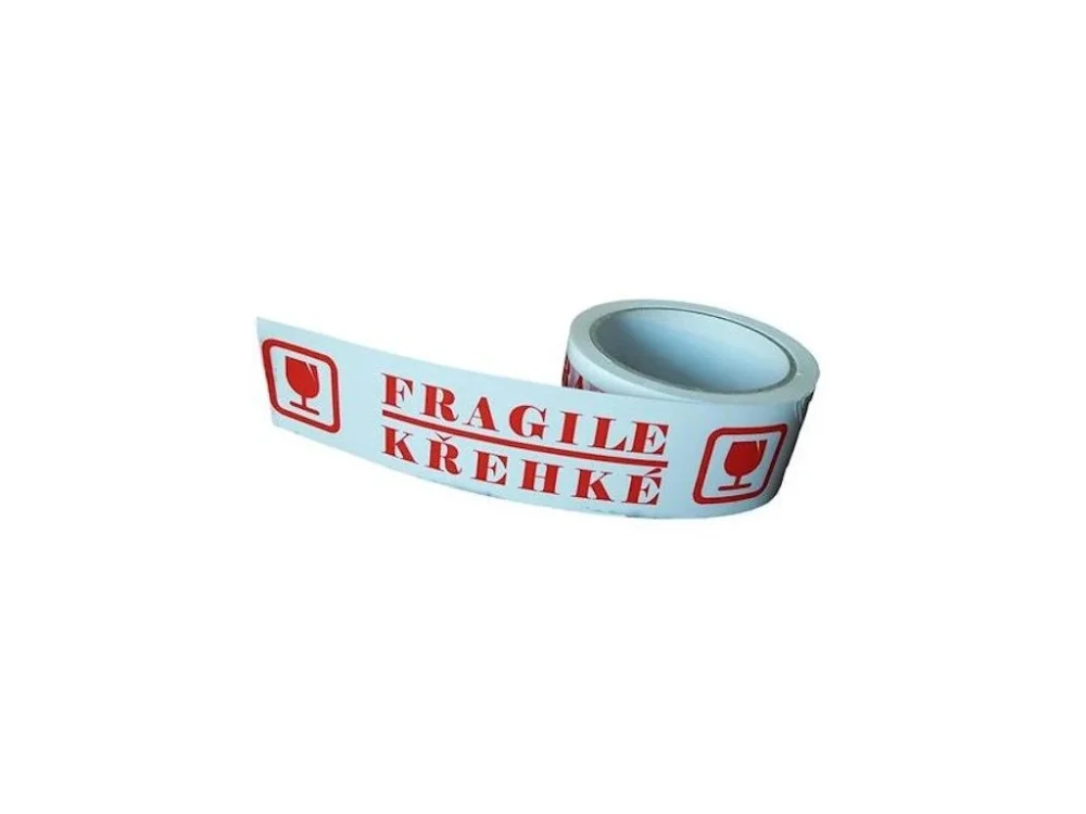 Lepicí páska KŘEHKÉ/FRAGILE 48 mm x 60 m Levný