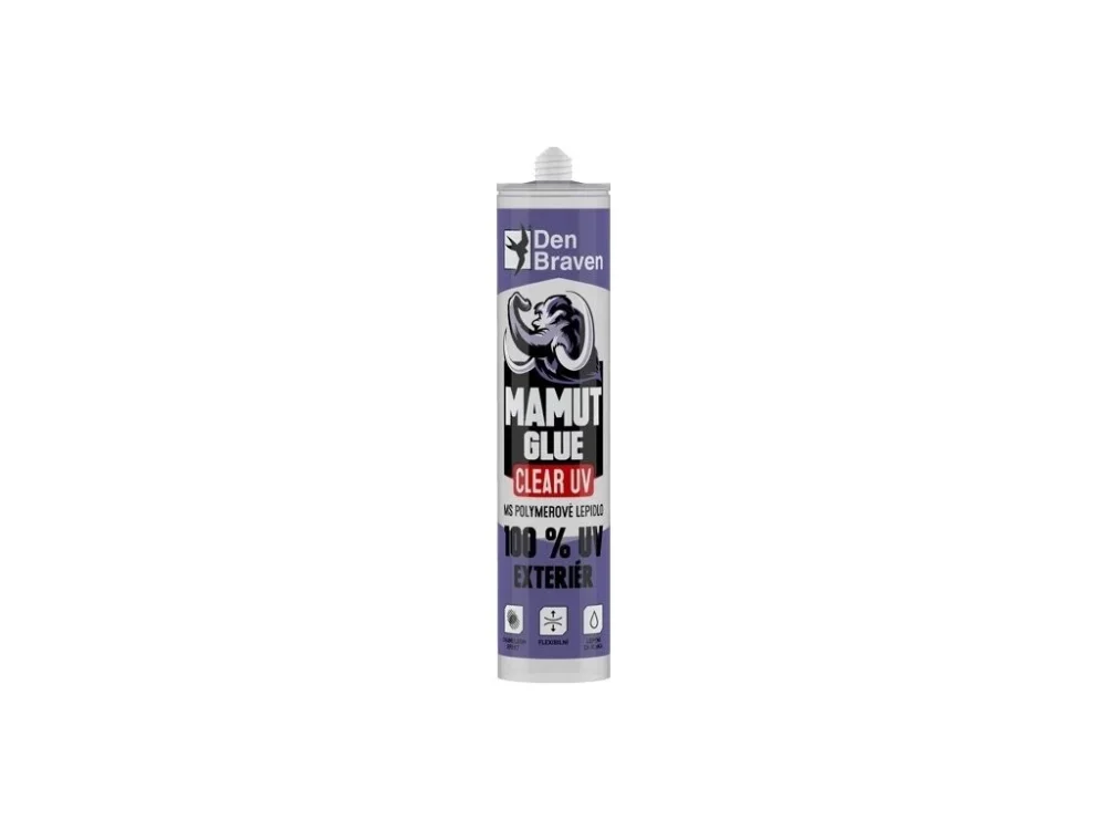 Lepidlo MAMUT GLUE CLEAR UV 290 ml transparentní Cenový Hit