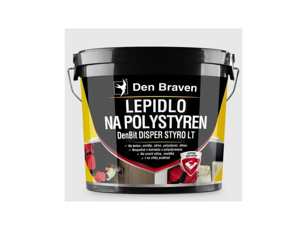 Lepidlo na polystyren 10 kg DenBit DISPER STYRO LT - Den Braven Zlevněný