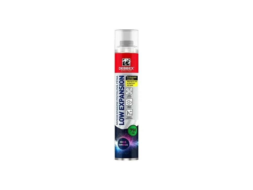 Super Cena Montážní pěna pistolová nízkoexpanzní 750 ml Gunfoam