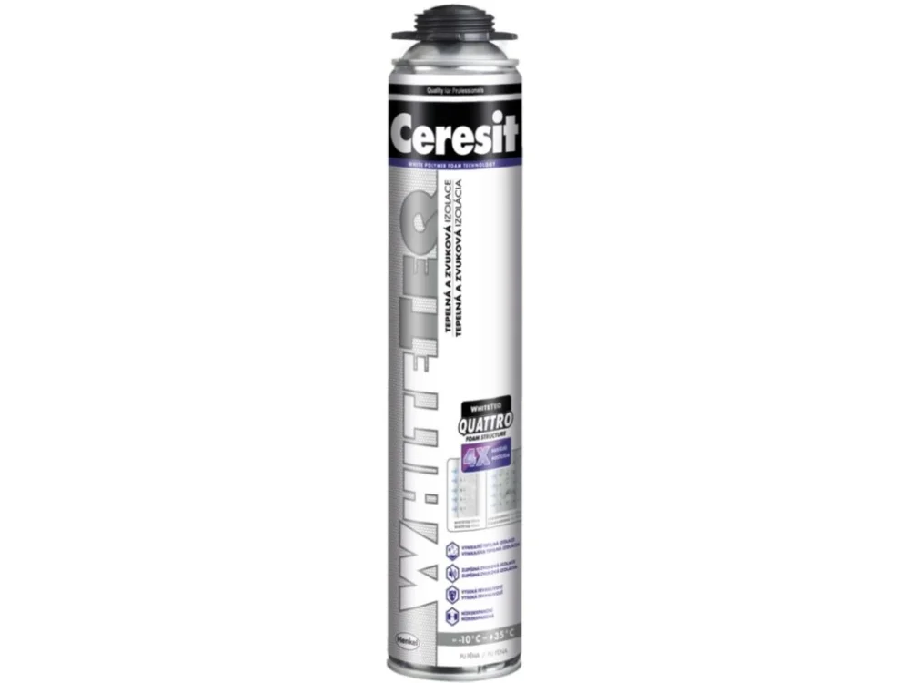 Montážní pistolová pěna WhiteTeq 750 ml Ceresit Ověřený