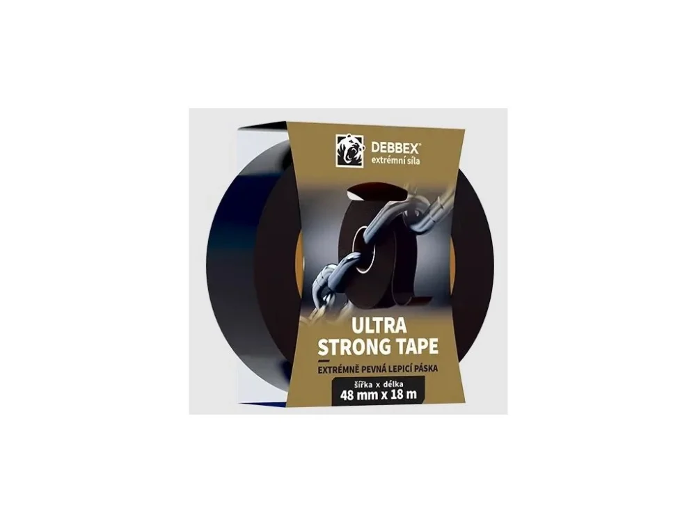 Must-Have Nepřetržitelná páska Ultra strong tape 48 mm x 18 m Den Braven