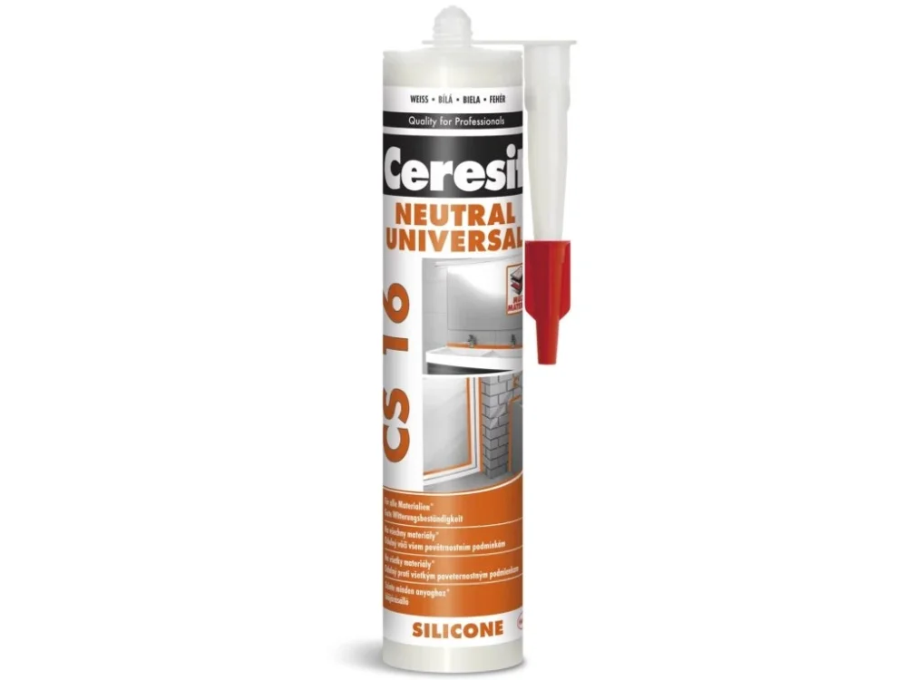 Sezónní Sleva Neutrální silikon CS 16 Neutral - 300 ml bílý Ceresit