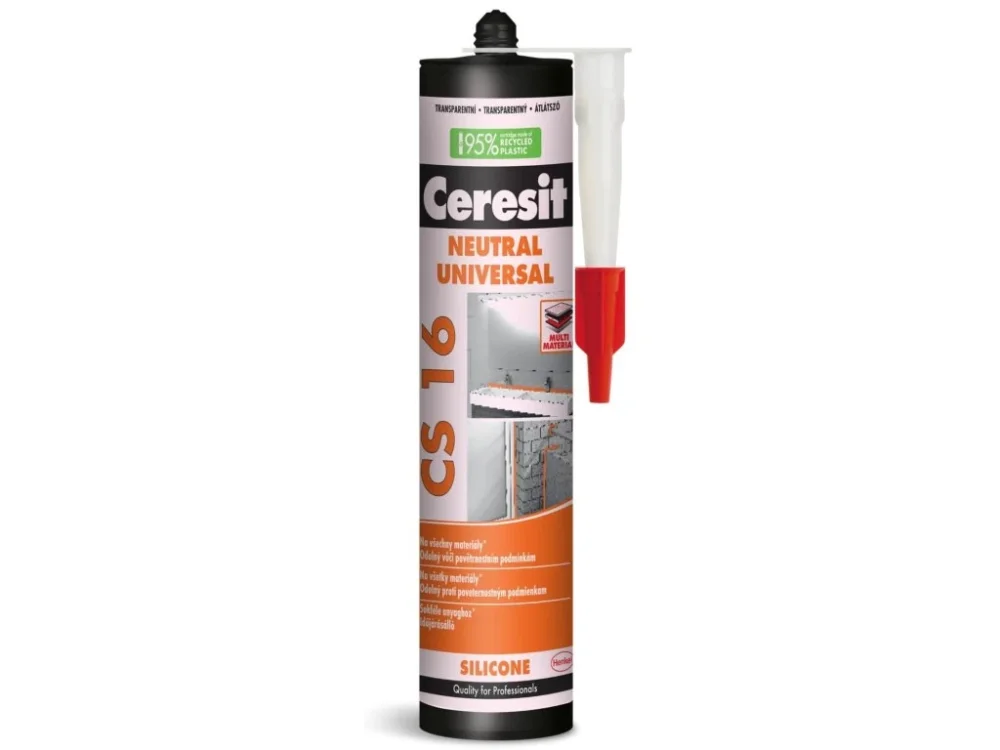 Neutrální silikon CS 16 Neutral 300 ml transparent Ceresit Nakupujte Hned