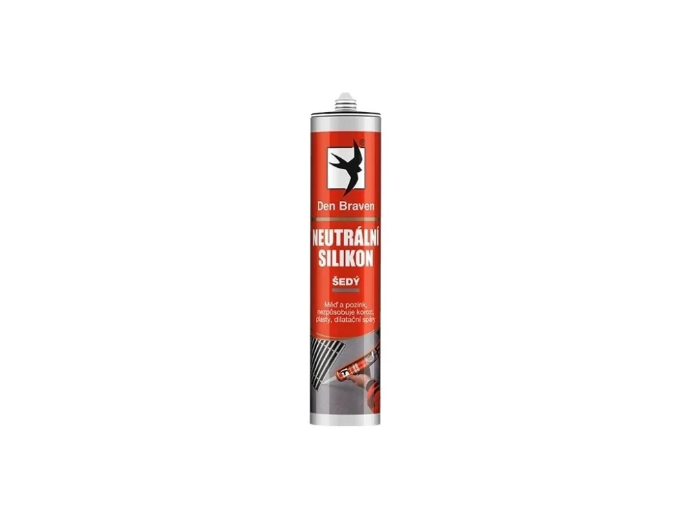 NEUTRÁLNÍ SILIKON OXIM šedá 280 ml Den Braven Nakupujte Hned