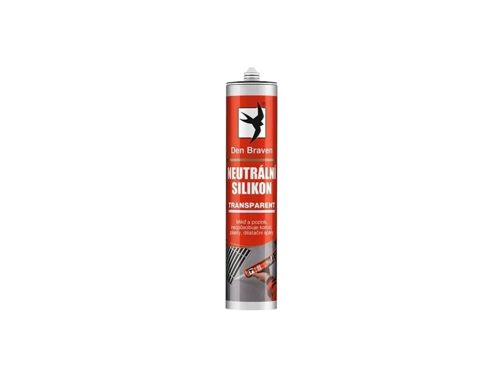 Novinka NEUTRÁLNÍ SILIKON OXIM transparentní 280 ml Den Braven
