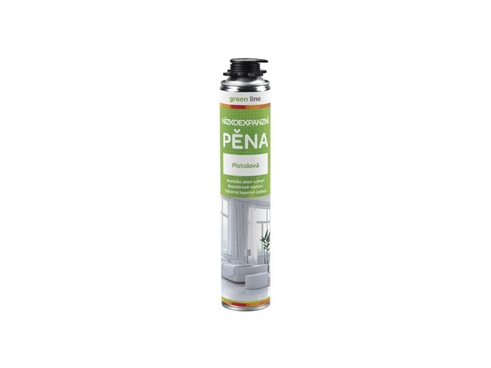Nízkoexpanzní pěna Green line 750 ml pistolová Den Braven Koupit Online