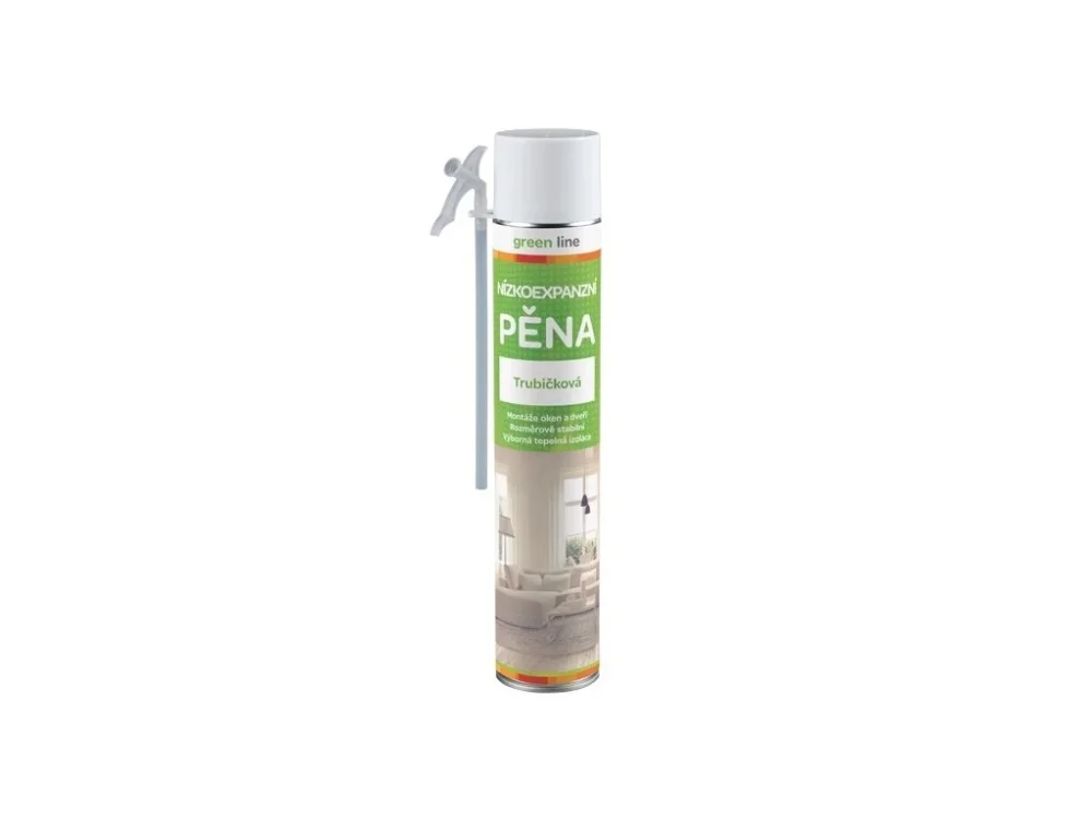 Aktuální Nízkoexpanzní pěna Green line 750 ml trubičková Den Braven
