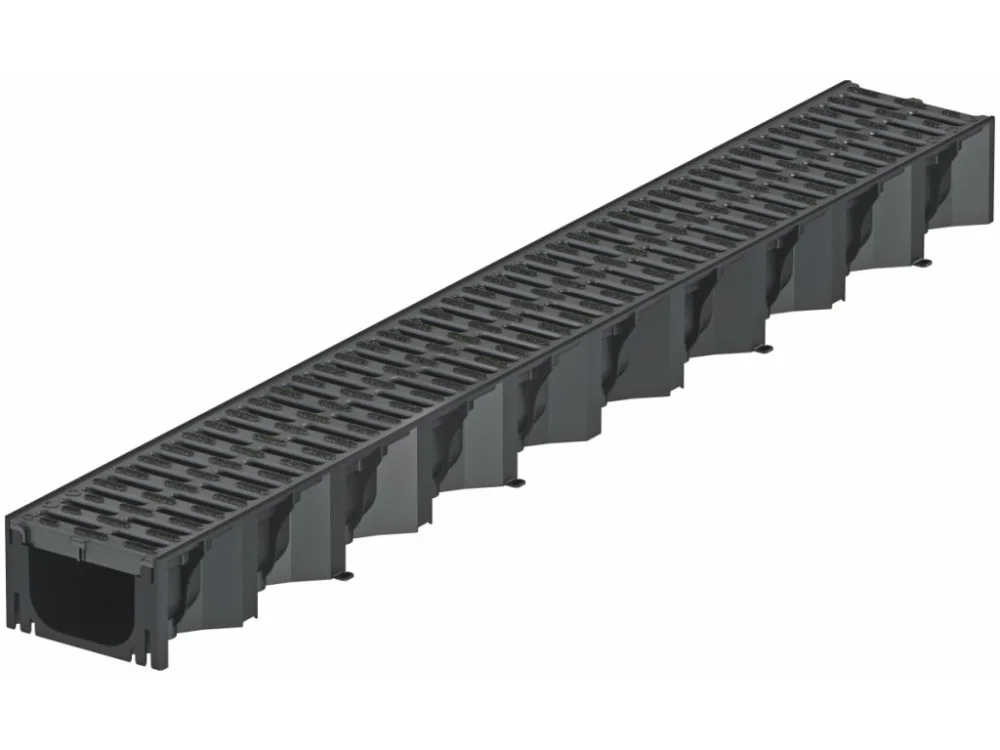 Odvodňovací plastový žlab ACO HEXASELF A15 s plastovou mříží 1000 x 129 x 82 mm Kup Teď