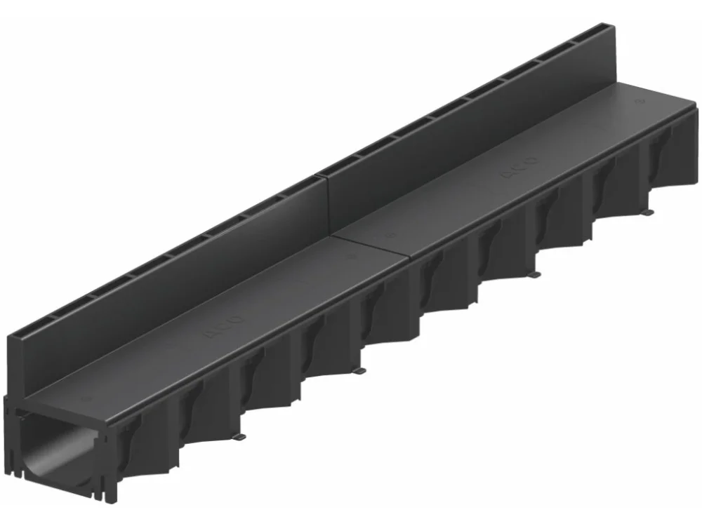 Hit Sezóny Odvodňovací plastový žlab ACO HEXASELF BRICKSLOT A15 štěrbinový 1000 x 129 x 138 mm