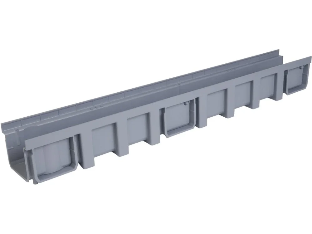 Koupit Online Odvodňovací plastový žlab NICOLL CONNECTO A15-B125 bez mříže 1000 x 136 x 115 mm