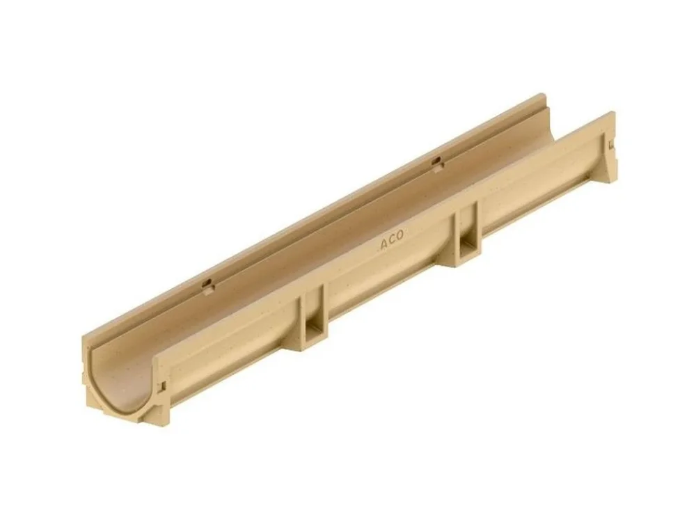 Zlevněný Odvodňovací polymerbetonový žlab ACO EUROSELF A15-B125 bez mříže 1000 x 118 x 97 mm